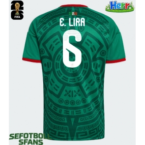 Mexiko Erik Lira #6 Hemmatröja VM 2026 Kortärmad